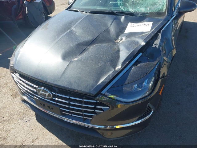 KMHL24JJ8PA057116 Hyundai Sonata Hybrid Blue