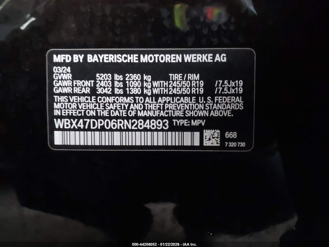 2024 BMW X3 WBX47DP06RN284893 Photo 8