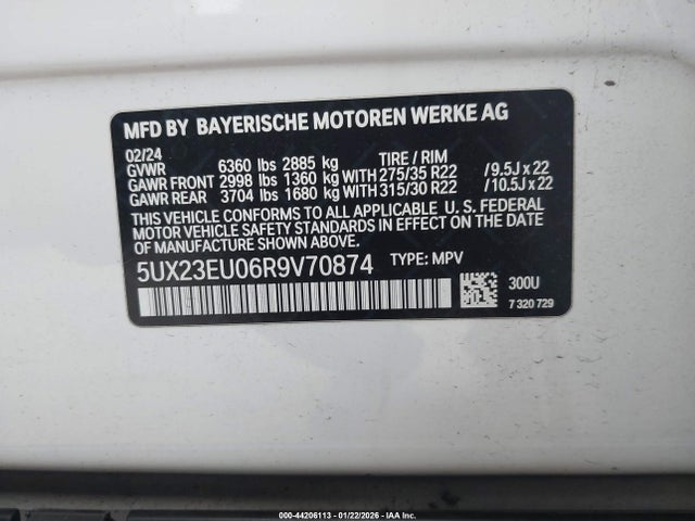 2024 BMW X5 5UX23EU06R9V70874 Photo 8
