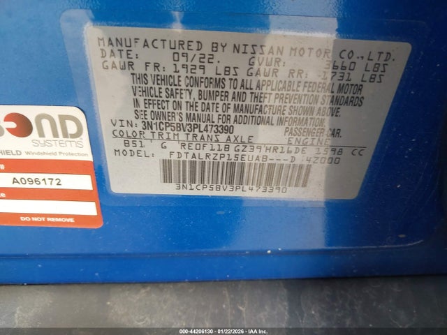 Nissan Kicks S Xtronic Cvt 2023 3N1CP5BV3PL473390 Image 9