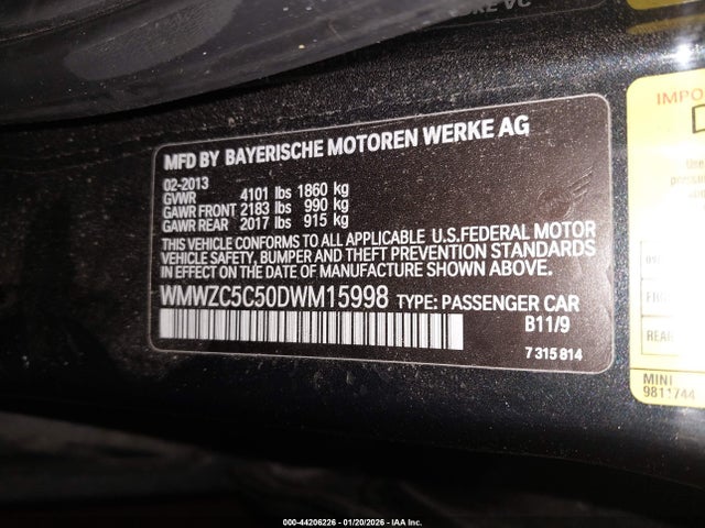 2013 MINI COUNTRYMAN WMWZC5C50DWM15998 Photo 8