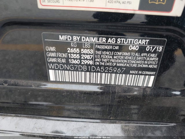 2013 MERCEDES-BENZ S 550 WDDNG7DB1DA525967 Photo 8