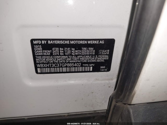 2016 BMW X1 WBXHT3C37GP885402 Photo 8