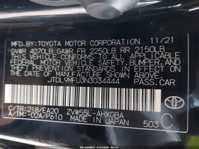 JTDL9MFU3N3034444 Toyota Prius Nightshade Edition Awd-e