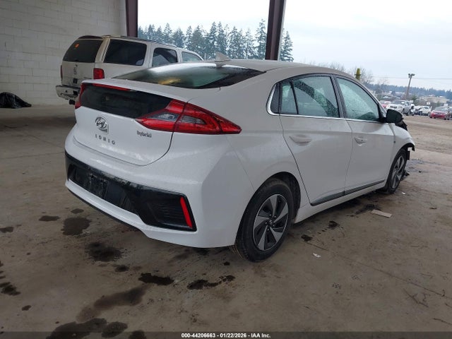 2019 Hyundai Ioniq Hybrid Sel მანქანა იყიდება აუქციონზე, vin: KMHC75LC5KU109492, აუქციონის ნომერი: 44206663