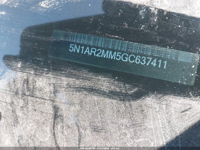 5N1AR2MM5GC637411 Nissan Pathfinder Platinum/s/sl/sv
