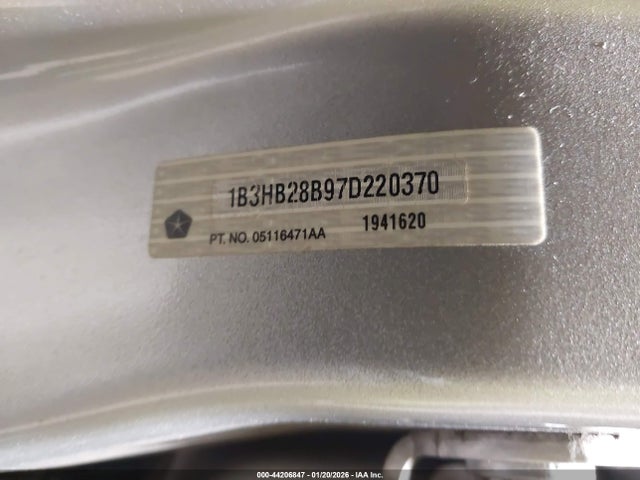 Продажа на аукционе авто 2007 Dodge Caliber, vin: 1B3HB28B97D220370, номер лота: 44206847