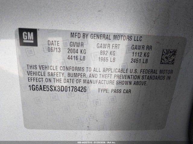 2013 CADILLAC ATS 1G6AE5SX3D0178426 Photo 8