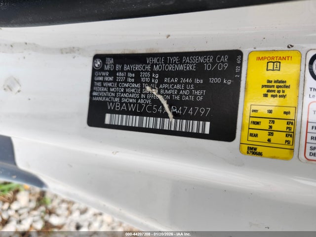 2010 BMW 335I WBAWL7C54AP474797 Photo 8