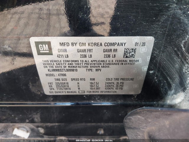Продаж на аукціоні авто 2020 Buick Encore Gx Fwd Preferred, vin: KL4MMBS27LB099810, номер лоту: 44207349