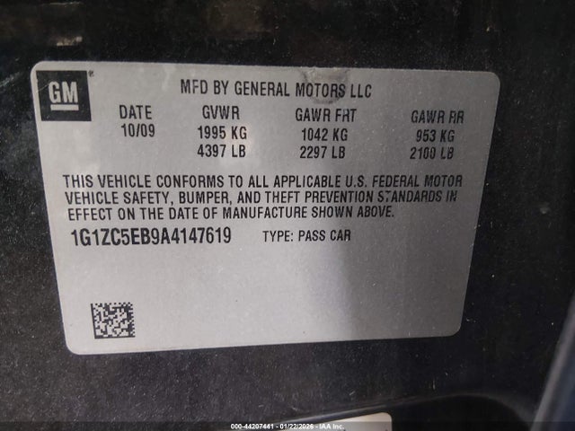 2010 CHEVROLET MALIBU 1G1ZC5EB9A4147619 Photo 8