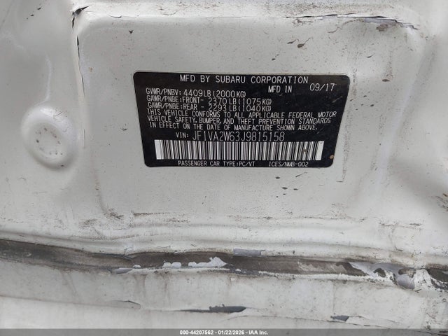 2018 SUBARU WRX STI JF1VA2W63J9815158 Photo 8