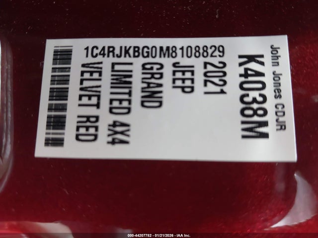 2021 JEEP GRAND CHEROKEE L 1C4RJKBG0M8108829 Photo 8