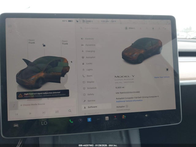 2025 TESLA MODEL Y 7SAYGDEE0SA354468 Photo 6