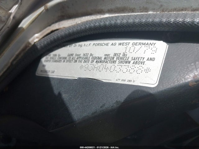 1980 PORSCHE 924 92A0430388 Photo 8