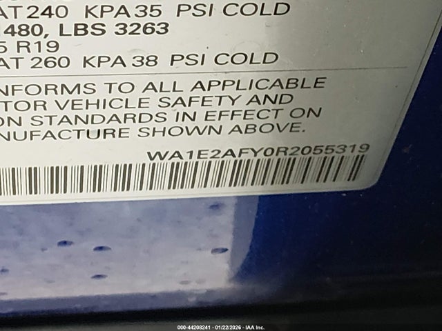 2024 AUDI Q5 WA1E2AFY0R2055319 Photo 8