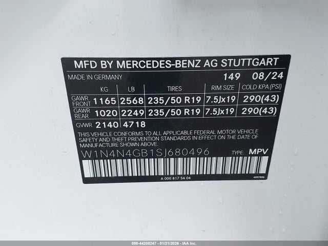 2025 MERCEDES-BENZ GLA 250 W1N4N4GB1SJ680496 Photo 8