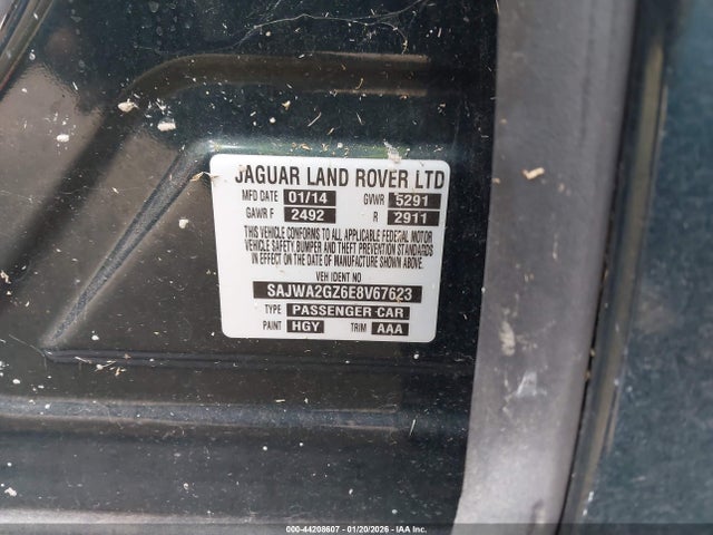 2014 JAGUAR XJ SAJWA2GZ6E8V67623 Photo 8