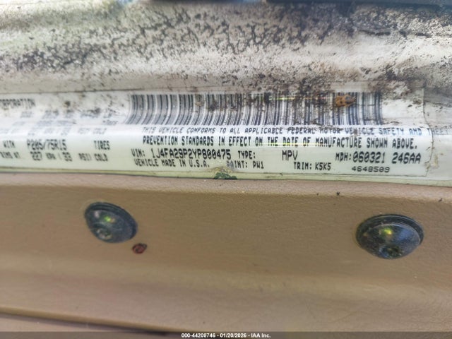 2000 JEEP WRANGLER 1J4FA29P2YP800475 Photo 8