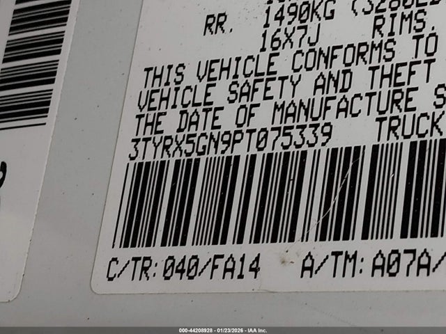 Toyota Tacoma Sr 2023 3TYRX5GN9PT075339 Image 9
