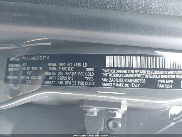 2021 JEEP RENEGADE ZACNJDD10MPM67638 Photo 8