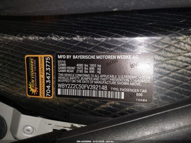 2015 BMW I8 WBY2Z2C50FV392148 Photo 8