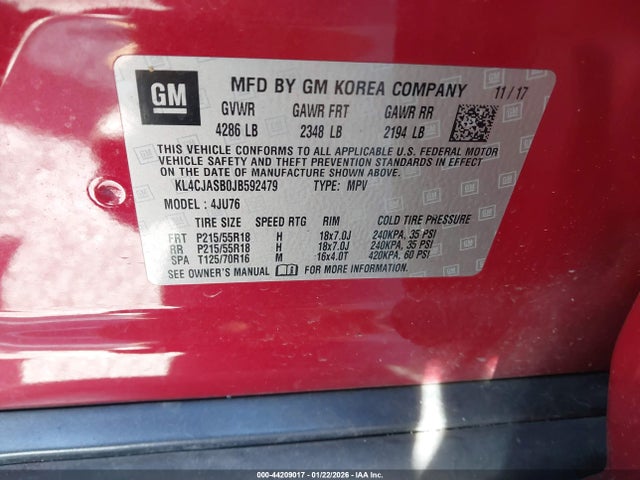 2018 BUICK ENCORE KL4CJASB0JB592479 Photo 8