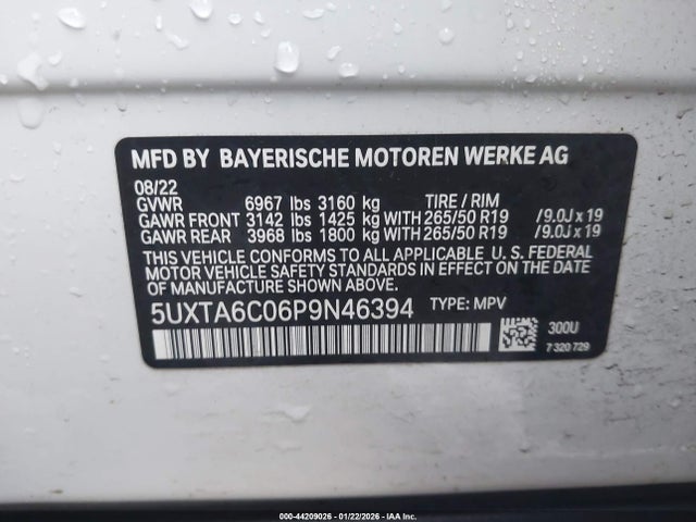 2023 BMW X5 PHEV 5UXTA6C06P9N46394 Photo 8