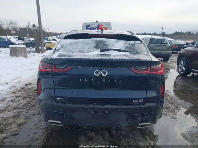 44209105 :رقم المزاد ، 3PCAJ5JR0SF101443 vin ، 2025 Infiniti Qx55 Luxe Awd مزاد بيع