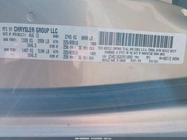 2013 CHRYSLER TOWN & COUNTRY 2C4RC1BG9DR518893 Photo 8