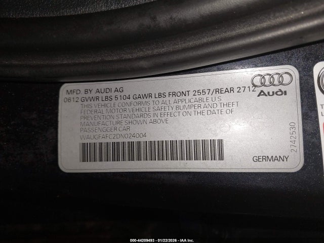 2013 AUDI A6 WAUGFAFC2DN024004 Photo 8