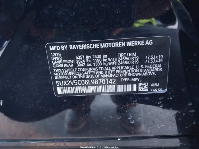 2020 BMW X4 5UX2V5C06L9B70142 Photo 8
