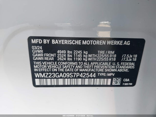 WMZ23GA09S7P42544 Mini Countryman Cooper S