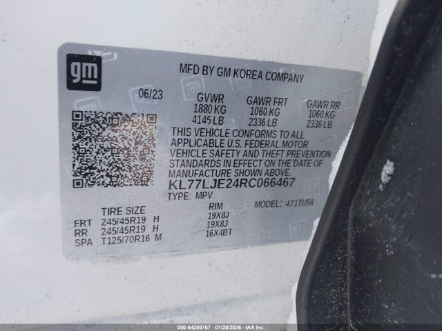 KL77LJE24RC066467 Chevrolet Trax 2rs