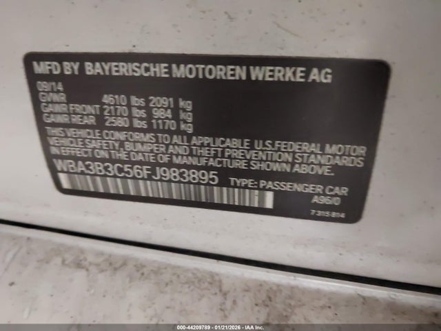 2015 BMW 328I WBA3B3C56FJ983895 Photo 8