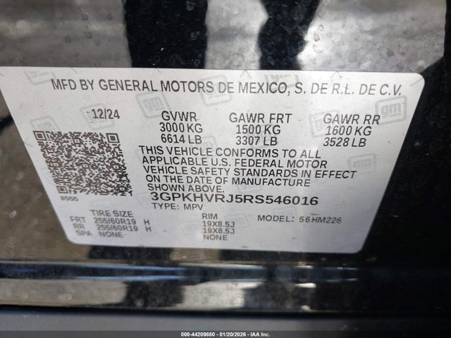3GPKHVRJ5RS546016 Honda Prologue Ex