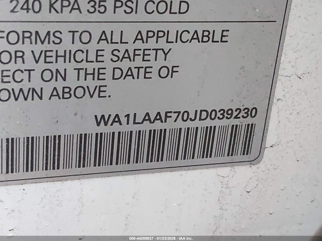 2018 AUDI Q7 WA1LAAF70JD039230 Photo 8