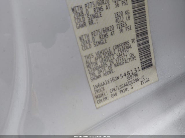 2018 NISSAN TITAN 1N6AA1E56JN548131 Photo 8