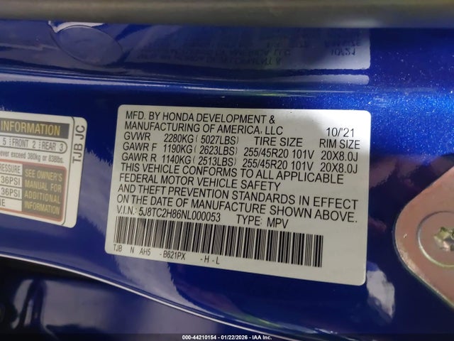2022 ACURA RDX 5J8TC2H86NL000053 Photo 8