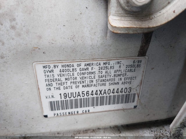 1999 ACURA TL 19UUA5644XA044403 Photo 8