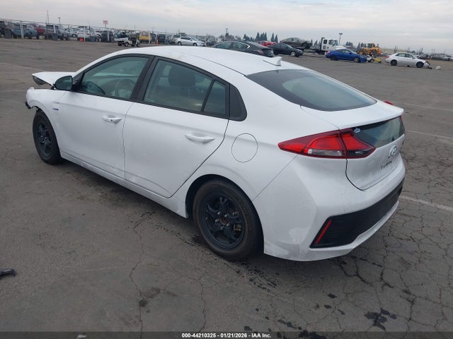 KMHC65LC3HU049840 Hyundai Ioniq Hybrid Blue