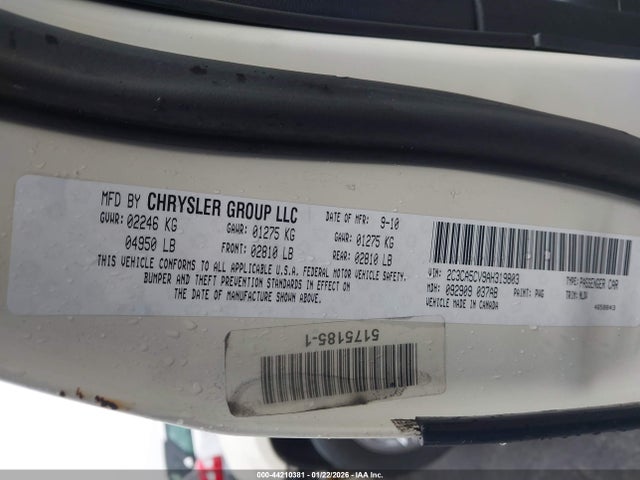 2010 CHRYSLER 300 2C3CA5CV9AH319803 Photo 8