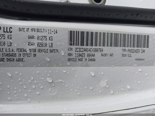 2014 CHRYSLER 300 2C3CCAAG4EH380764 Photo 8