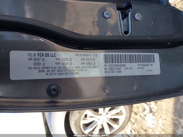 2019 Chrysler 300 Limited Awd მანქანა იყიდება აუქციონზე, vin: 2C3CCAKG6KH689968, აუქციონის ნომერი: 44210474