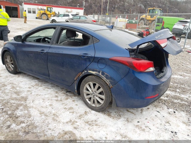 2016 Hyundai Elantra Se მანქანა იყიდება აუქციონზე, vin: 5NPDH4AE4GH795949, აუქციონის ნომერი: 44210496