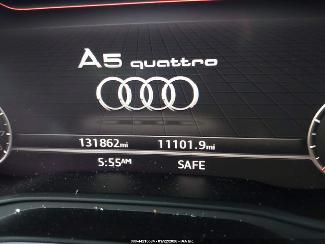 2019 Audi A5 45 Premium მანქანა იყიდება აუქციონზე, vin: WAUENCF56KA065604, აუქციონის ნომერი: 44210584