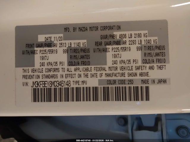 JM3KFBEY8M0346148 Mazda Cx-5 Signature