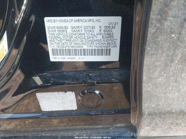 2021 ACURA ILX 19UDE2F81MA004930 Photo 8