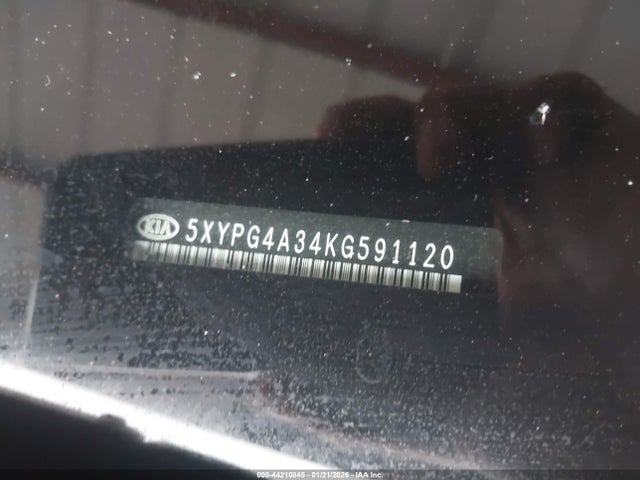 5XYPG4A34KG591120 KIA Sorento 2.4l Lx