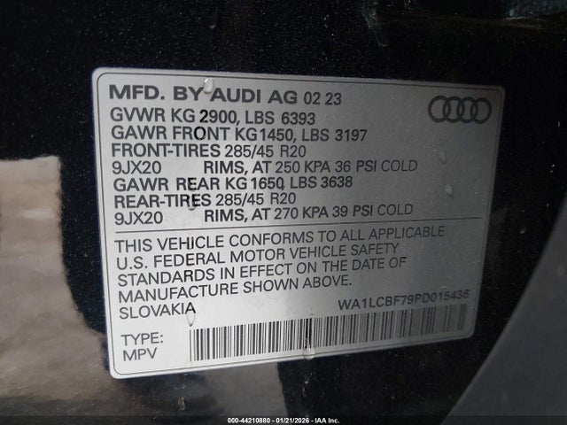 2023 AUDI Q7 WA1LCBF79PD015436 Photo 8
